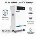 16kW 314Ah 51.2V フロアスタンド型LiFePO4バッテリー - 1