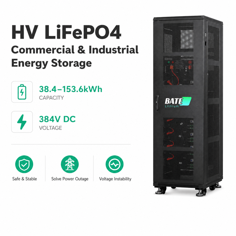 76.8kWh 商業用キャビネットESS